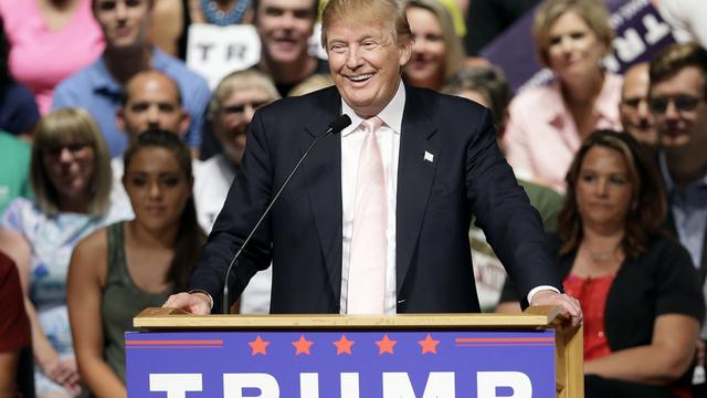 Donald Trump, candidat à l'investiture républicaine en vue de l'élection présidentielle américaine. [AP Photo/Keystone - Charlie Neibergall]