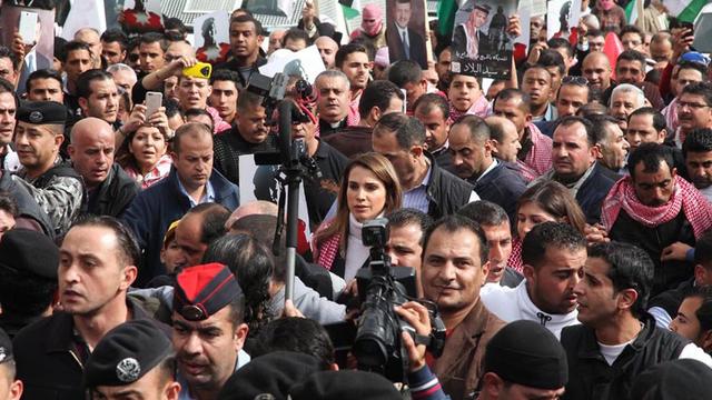 Jordanie manifestation Amman [EPA/JORDAN NEWS AGENCY]