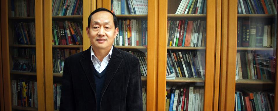 Zhan Jiang, professeur à l’université de Pékin. [RTS - Raphaël Grand]