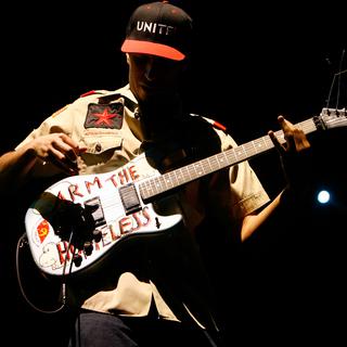 Tom Morello, guitariste de Rage Against The Machine, lors du Coachella Festival en Californie en 2007. [AFP/Getty Images - Kevin Winter]