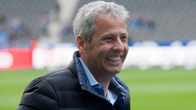 "Lulu" Favre tout sourire, juste avant sa 100e victoire en Bundesliga. [Oliver Mehlis]