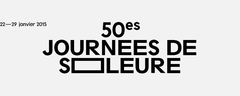 Logo des 50e Journées de Soleure. [journeesdesoleure.ch]