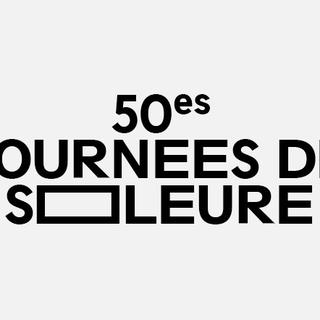 Logo des 50e Journées de Soleure. [journeesdesoleure.ch]