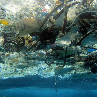 "Race for Water Odyssey" se donne pour objectif de faire le premier état des lieux global de la pollution des mers aux déchets plastiques. [AP Photo/NOAA Pacific Islands Fisheries Science Center]