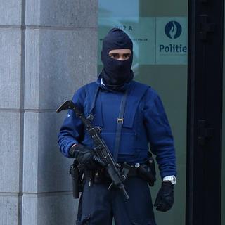 Homme des forces anti-terroristes belges. [AFP/Anadolu Agency - Dursun Aydemir]
