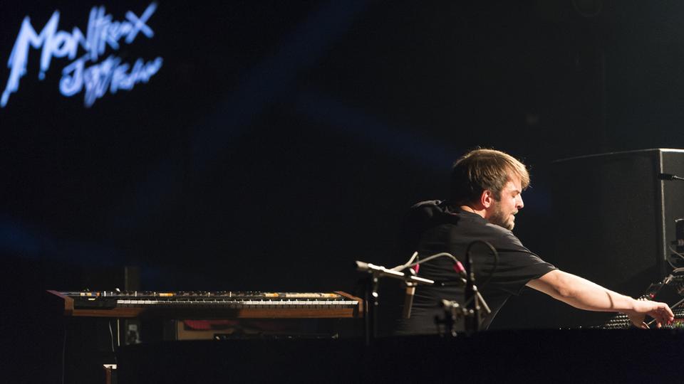 Nils Frahm faisait mardi soir la première partie de Damien Rice. [Dominic Steinmann]