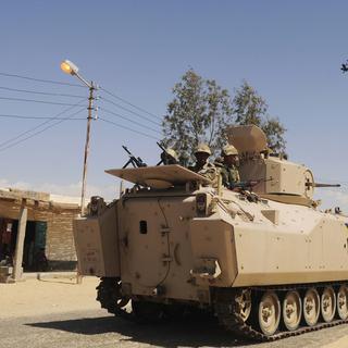 Les attaques simultanées ont pris pour cible les postes de contrôle de l'armée égyptienne dans le Sinaï. [Keystone, AP Photo, File]