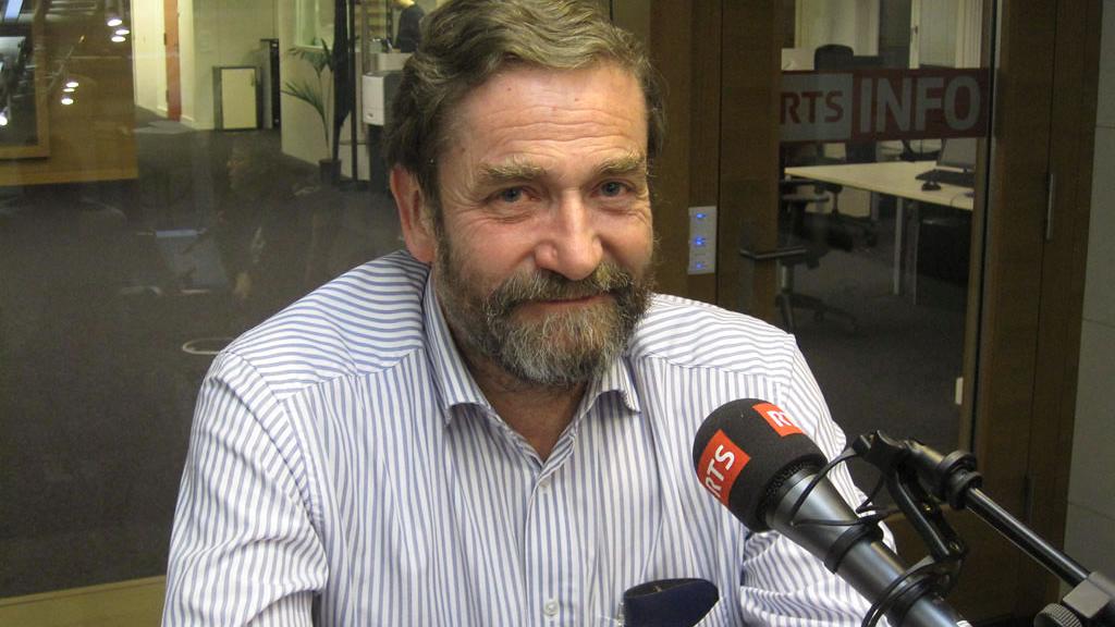 Thierry Courvoisier, président de l'Académie suisse des Sciences. [RTS - Frédéric Zahnd]