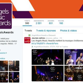 Les "Angels music awards" récompensent des artistes de la scène musicale chrétienne francophone. [Twitter/Angels music awards]