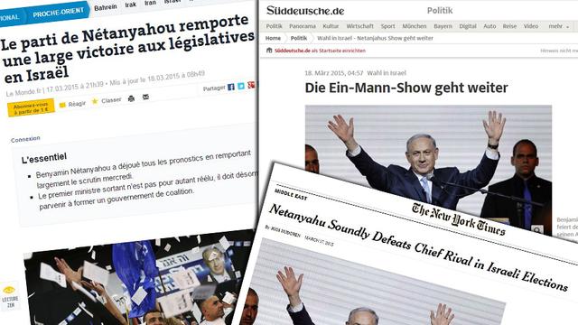 Les réactions de la presse internationale à la victoire du parti de Benjamin Netanyahu.