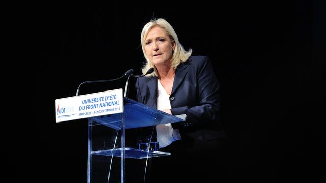 "On ne peut plus accueillir personne, voila la réalité!", a indiqué Marine Le Pen à ses 2000 militants. [Jean-François Gil]