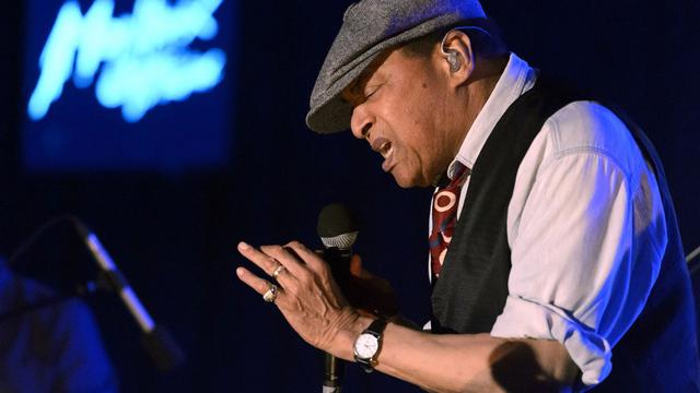 Al Jarreau était sur la scène du Montreux Jazz Club, le 16 juillet 2015. [Keystone - Laurent Gilliéron]