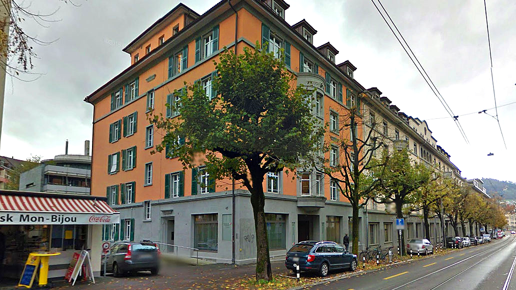 Le discret immeuble du Contrôle fédéral des finances à la Montbijoustrasse, Berne. [Google Street View]