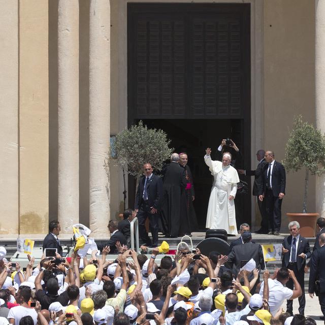 Le Pape François avait choisi Lampedusa pour son premier déplacement en 2013 déjà. [Alessandra Tarantino]