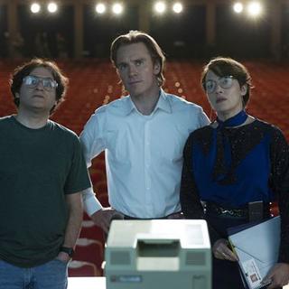 Michael Stuhlbarg, Michael Fassbender et Kate Winslet dans "Steve Jobs". [Universal - François Duhamel]