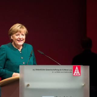 Après avoir profité de la mondialisation, l'Allemagne doit aussi apprendre à gérer ses conséquences, a déclaré la chancelière Angela Merkel.
