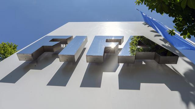 Le logo de la FIFA. [Keystone - Walter Bieri]