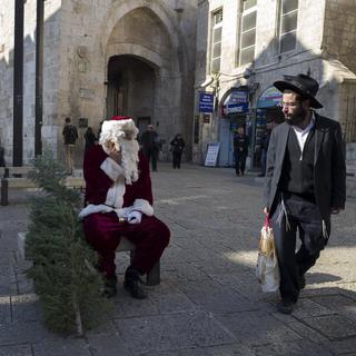 Comment les Suisses vivant en Israël préparent-ils Noël? [Keystone - Jim Hollander - EPA]