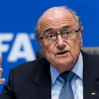 La succession de Sepp Blatter se jouera en le 29 mai à Zurich. [AFP - Fabrice Coffrini]