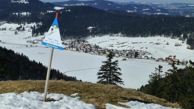 La Sagne, vue de la Bosse des Neigeux. [RTS - Jeanmarc Fasnacht]