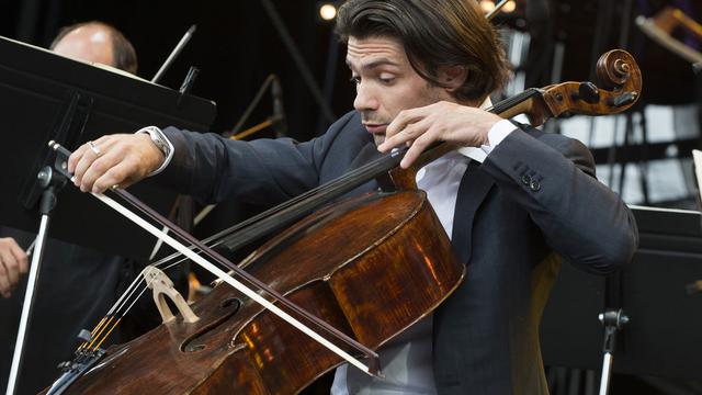 Le violoncelliste français Gautier Capuçon. [Keystone - Anthony Anex]
