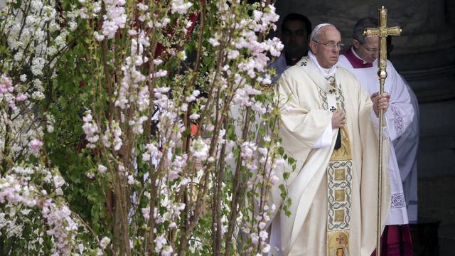 C'est la troisième Pâques célébrée par le pape François depuis son élection en 2013. [Reuters - Max Rossi]