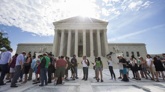 La Cour suprême à Washington. [Keystone/EPA - Jim Lo Scalzo]