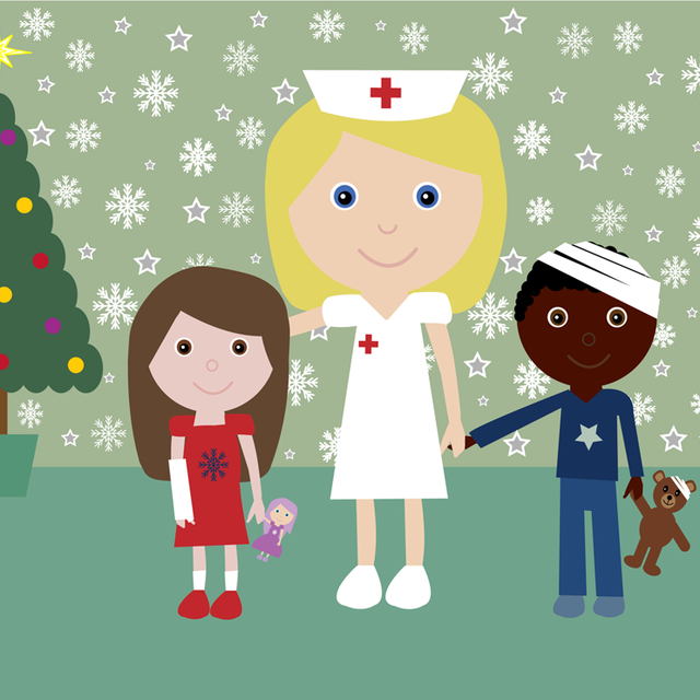 Passer Noël à l'hôpital, pas facile lorsqu'on est un enfant. [Fotolia - Molly]
