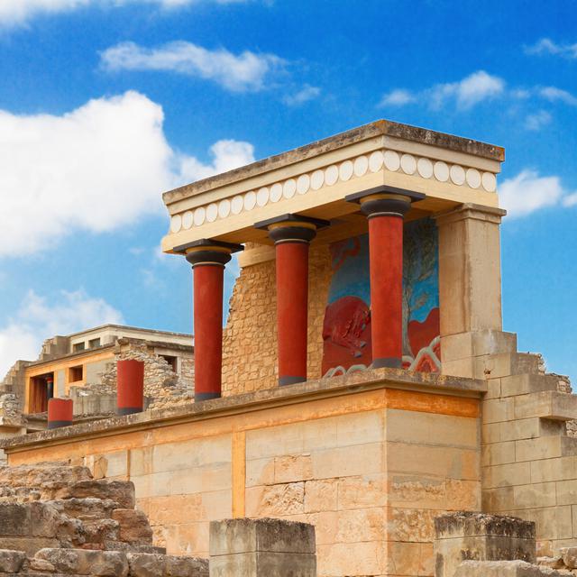 Le palais de Cnossos, en Crète. [neirfy]