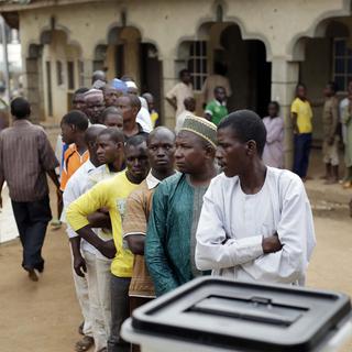 Le Nigéria élit son président ce samedi. [AP Photo/Keystone - Jérôme Delay]