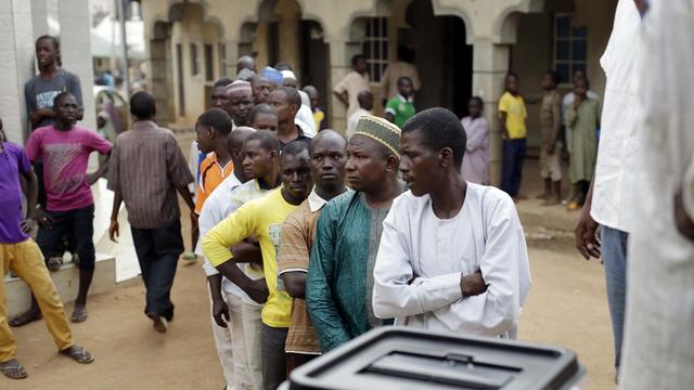 Le Nigéria élit son président ce samedi. [AP Photo/Keystone - Jérôme Delay]