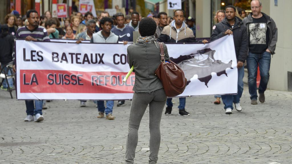 Le collectif R avait manifesté dans les rues de Lausanne le 15 septembre dernier. [CHRISTIAN BRUN]