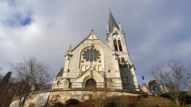 Eglise réformée du Pasquart à Bienne. [CC-BY-SA - Jean-Daniel Echenard]