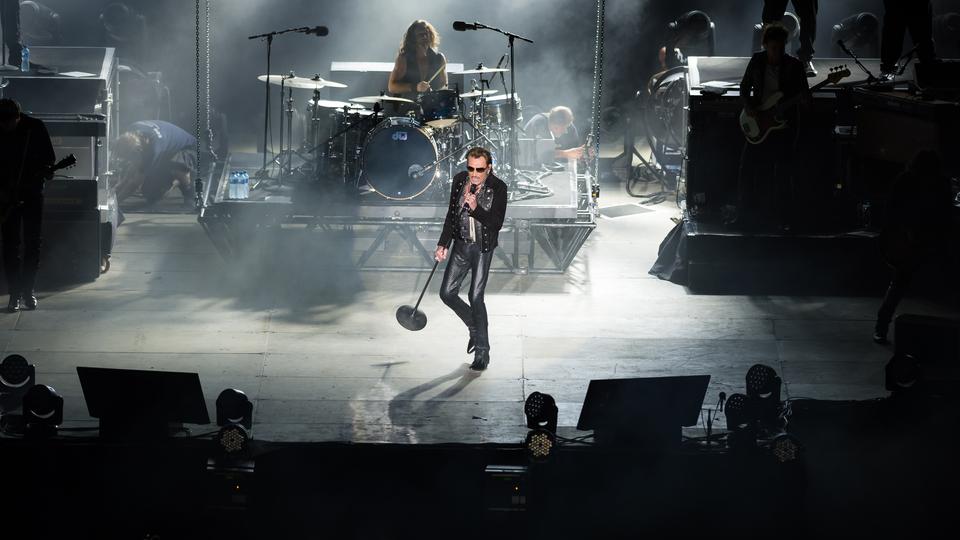 Johnny Hallyday sur la scène du Paléo, jeudi 23 juillet 2015. [Paléo - Lionel Flusin]