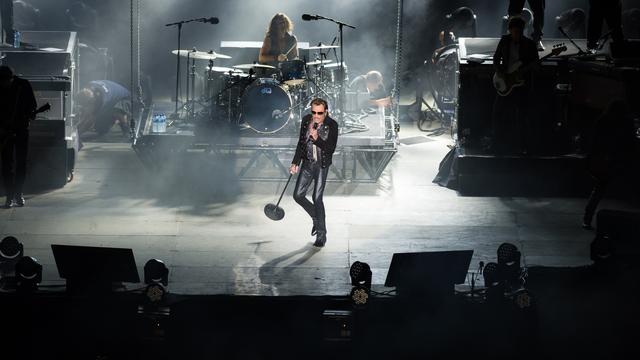 Johnny Hallyday sur la scène du Paléo, jeudi 23 juillet 2015. [Paléo - Lionel Flusin]
