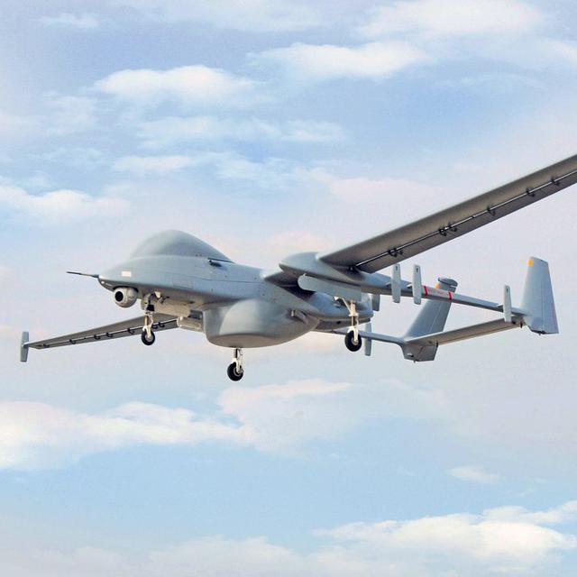 Un drone israélien. [EPA/Israel aerospace industries/Keystone]