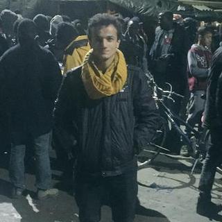 Nayef, un des migrants suivi par l'opération Exils (21.10.2015) [twitter - Nicolae Schiau]