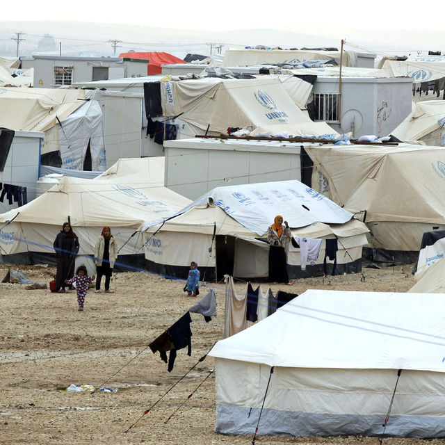 Le camp de réfugiés syriens de Zaatari en Jordanie.