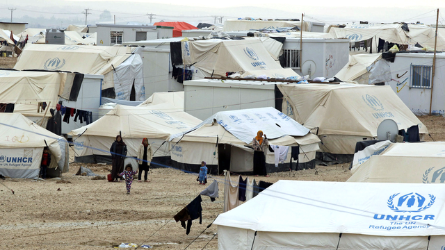 Le camp de réfugiés syriens de Zaatari en Jordanie.