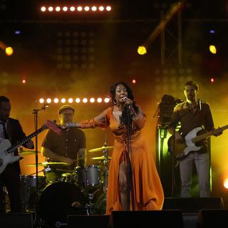 La chanteuse américaine Toni Green au Carthage Jazz Festival de Tunis. [EPA/Keystone - Mohamed Messara]