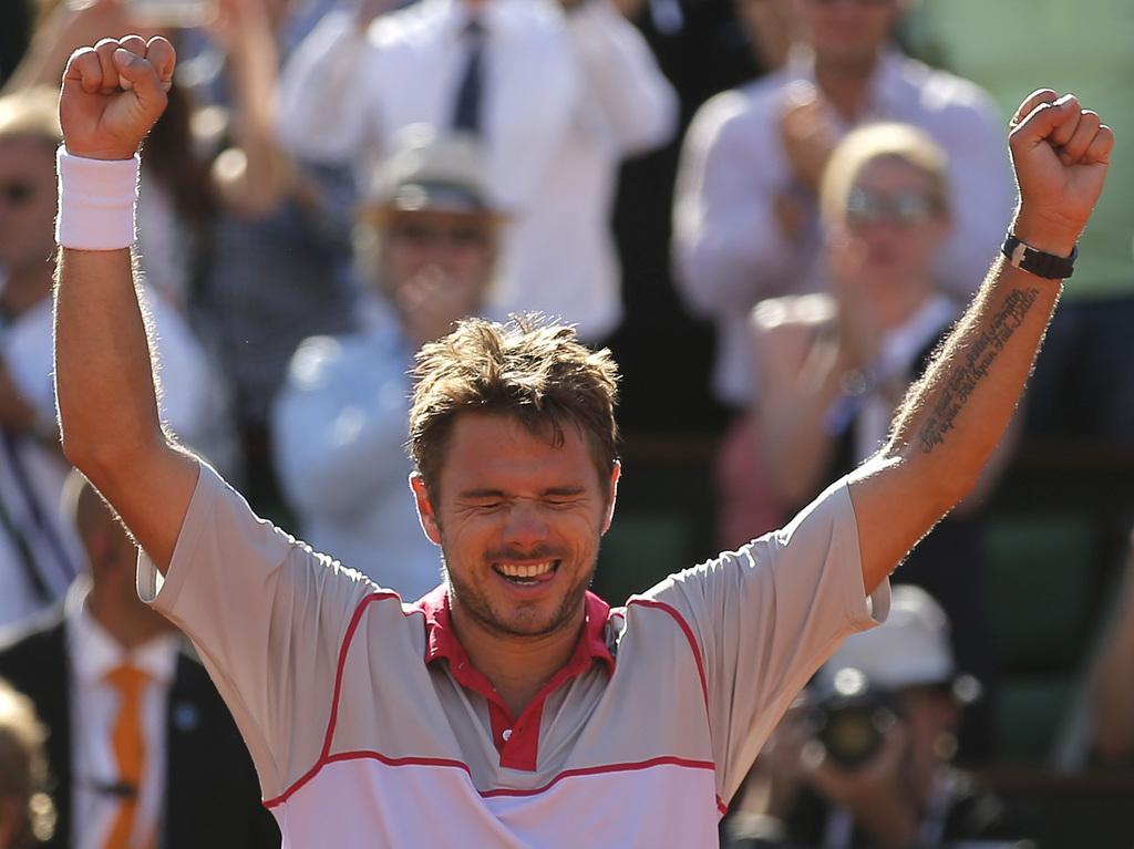 Wawrinka a joué un tennis de rêve. [KEYSTONE - François Mori]