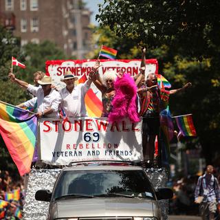 En 2009, la traditionnelle Gay Pride de New York a commémoré le 40e anniversaire des émeutes de Stonewall. [Getty Images/AFP - Spencer Platt]