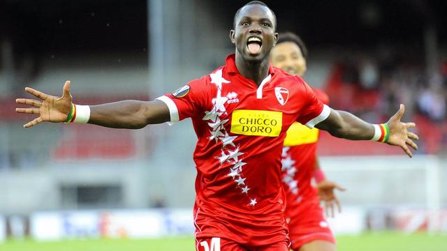 Moussa Konaté a ouvert son compteur en phase de poules de l'Europa League. [Olivier Maire]