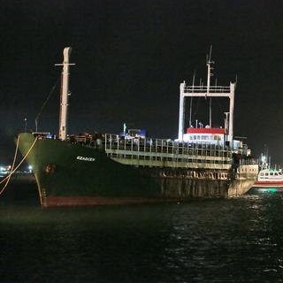 Le cargo était destiné au transport de bétail. [AP Photo/Keystone - Antonino D'Urso]