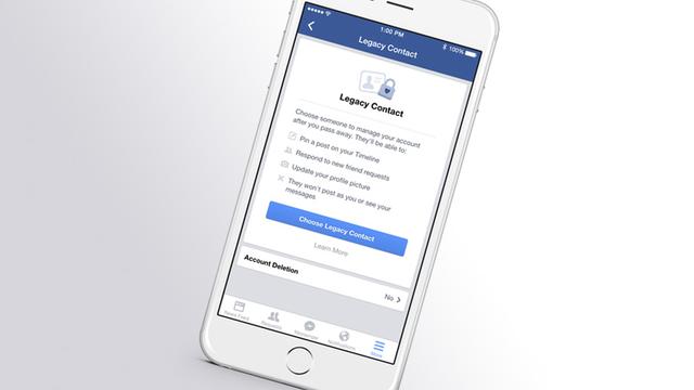 Facebook propose à ses membres américains une option qui leur permet de nommer un légataire de leurs comptes en cas de décès. [Google]