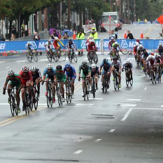 Les championnats du monde de cyclise se déroulent cette semaine à Richmond. [AP Photo/Keystone - Skip Rowland]