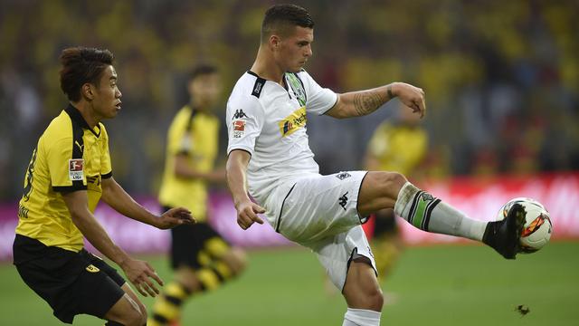 Granit Xhaka et ses coéquipiers auront fort à faire sur la scène européenne. [Keystone - Martin Meissner]