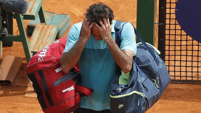 Federer n'a pas trouvé la clé face au spectaculaire français. [Valery Hache]