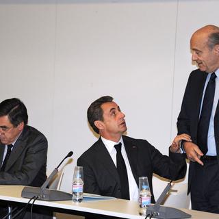 François Fillon, Nicolas Sarkozy et Alain Juppé, notamment, sont sur les rangs pour la primaire UMP. [AFP - Dominique Faget/pool]