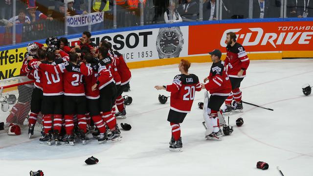 La Russie n'a rien pu faire face aux étoiles canadiennes. [Reuters - Laszlo Balogh]